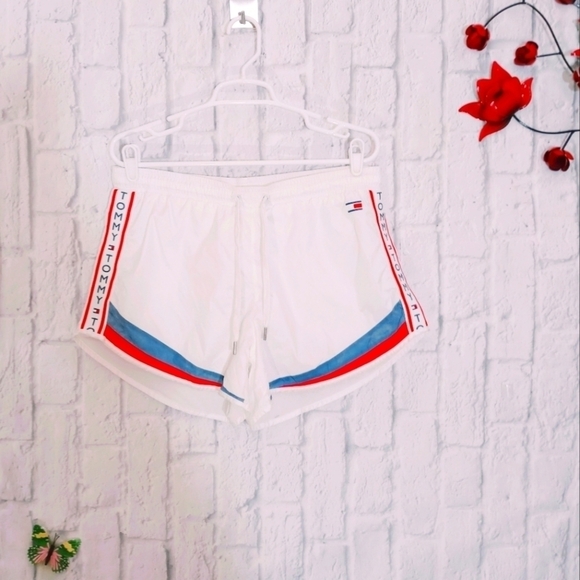 Tommy Hilfiger‎ Spell Out Logo Shorts - Picture 1 of 4